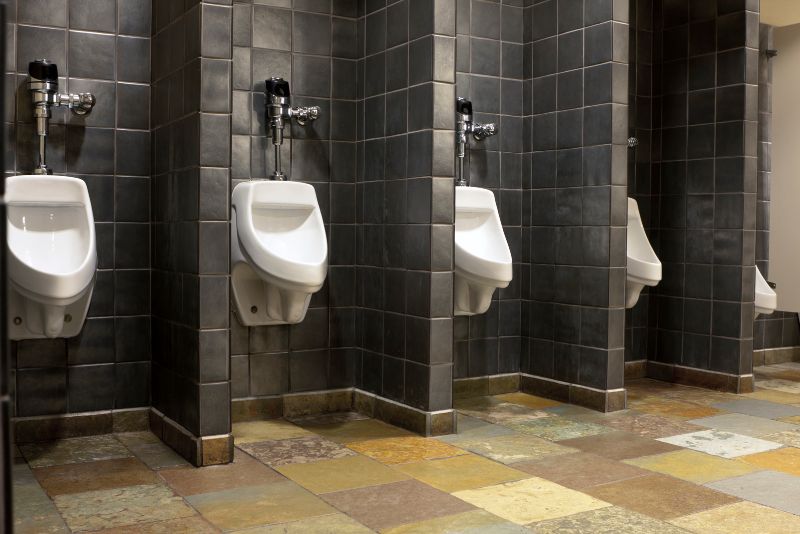 commercial bathroom urinals