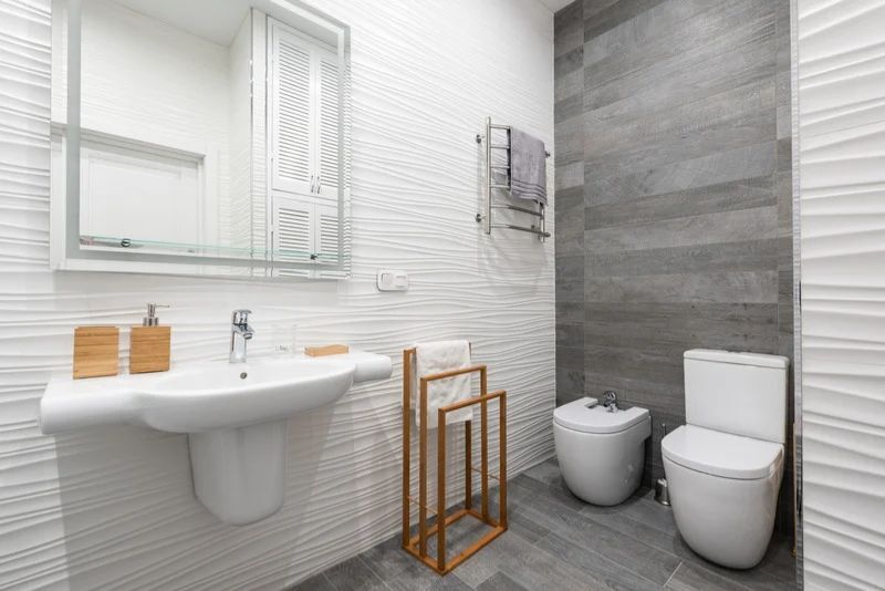 small renocvated bathroom