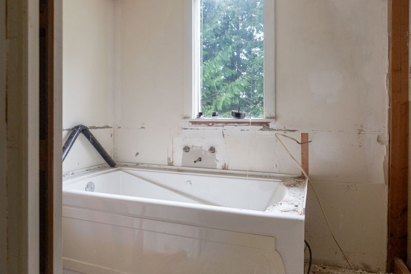 a bathroom that needs renovation