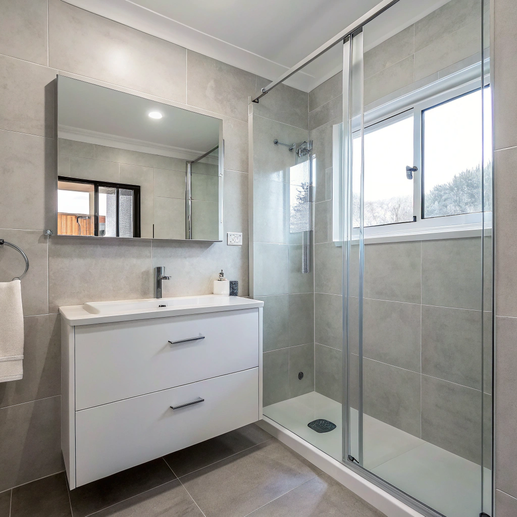 Small bathroom renovation Townsville before and after transformation