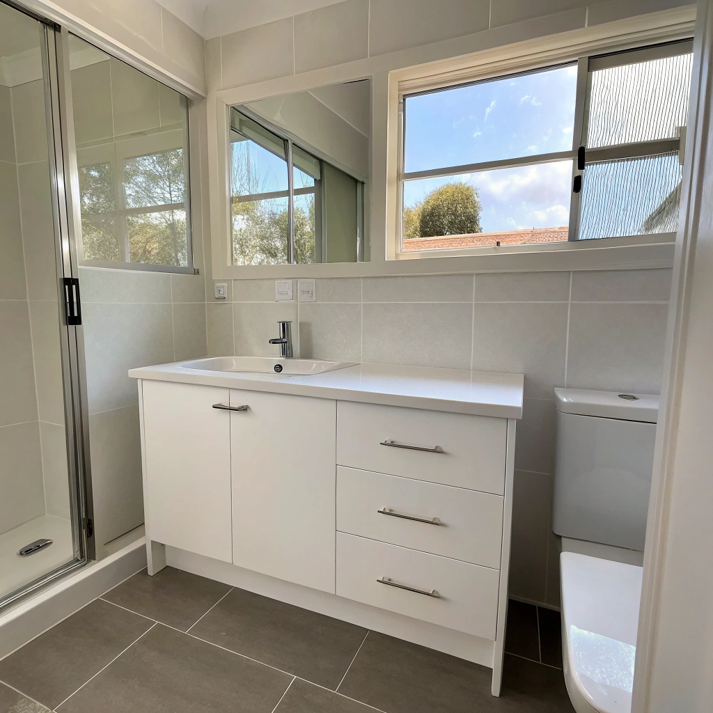 vanity installation Townsville bathroom